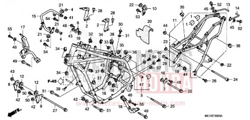 FRAME BODY NSA700A9 de 2009
